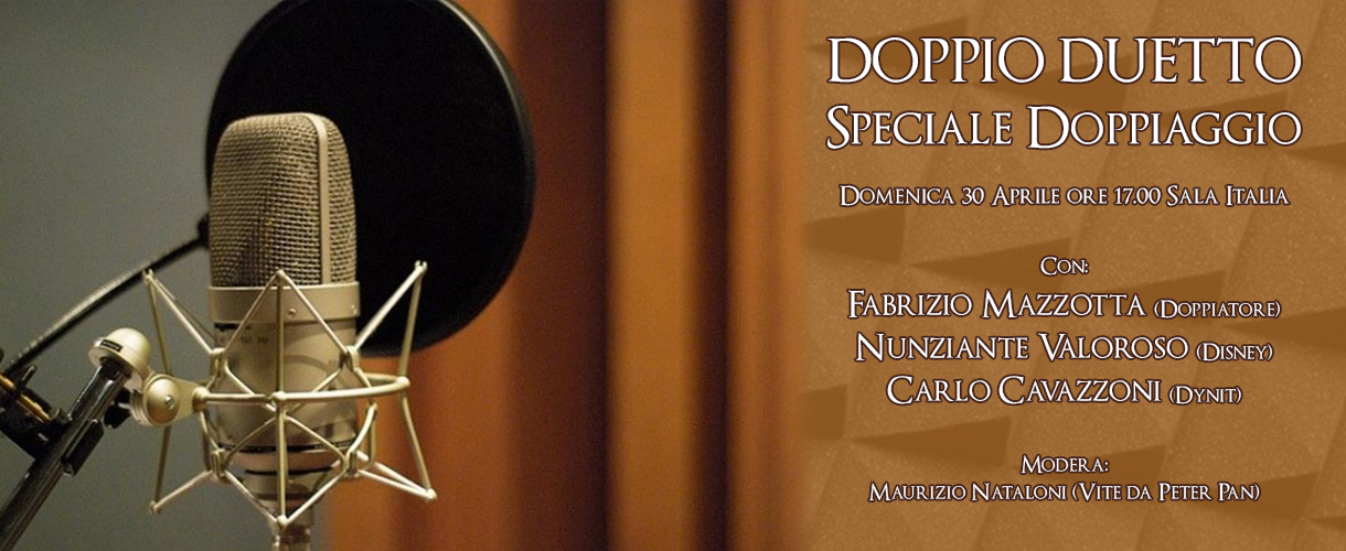 Napoli comicon 2017 speciale doppiaggio Doppio Duetto Napoli Comicon 2017