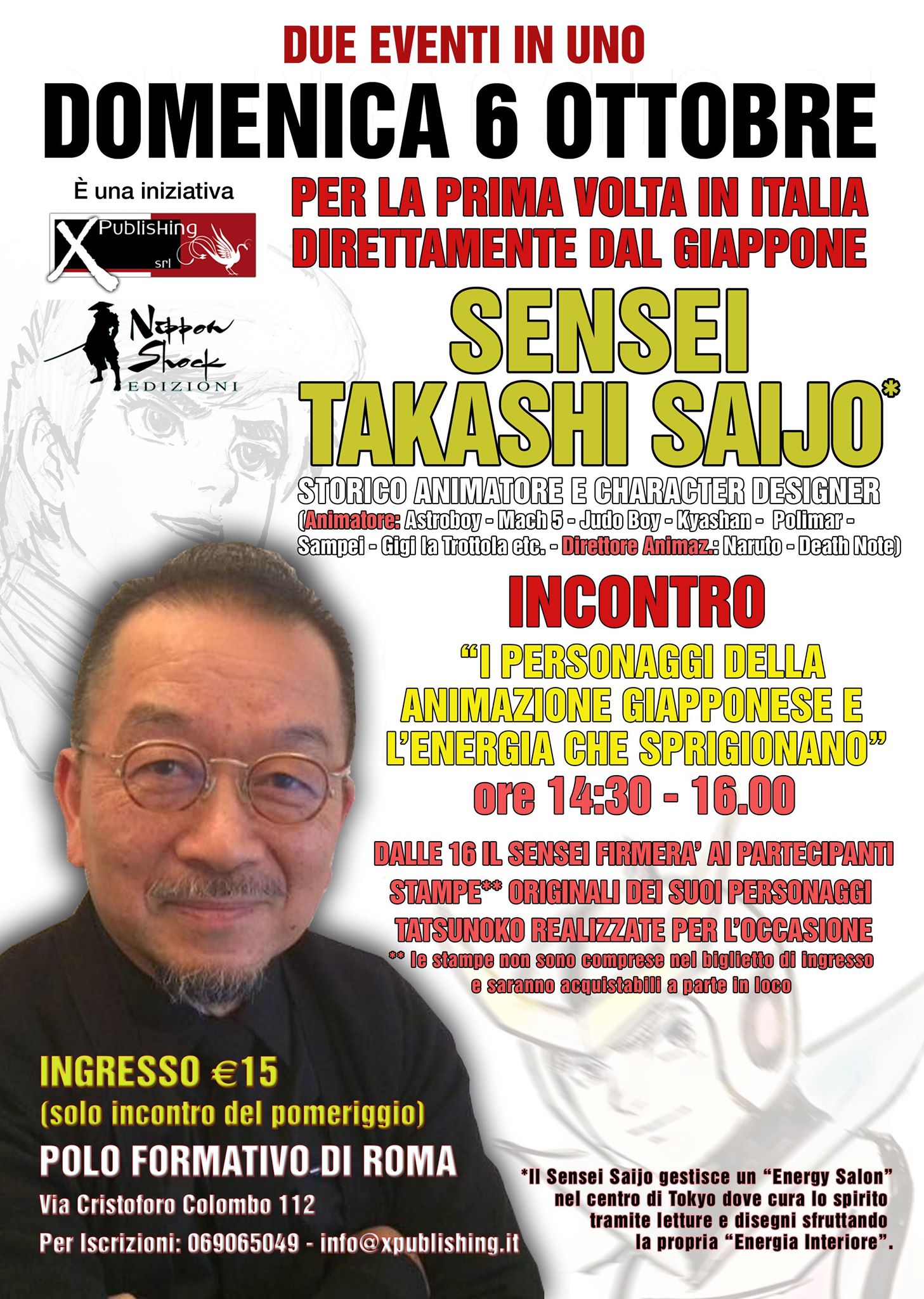 Takashi Saijo a roma