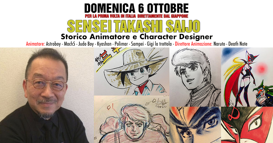 Takashi Saijo a Roma con Nippon Shock