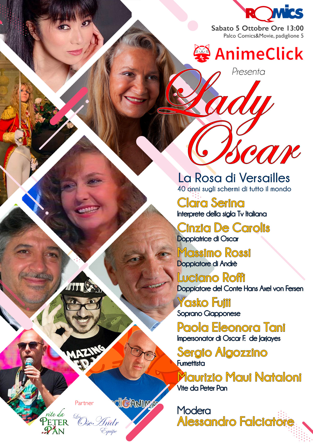 40 anni Lady Oscar | Romics | Maurizio Maui Nataloni